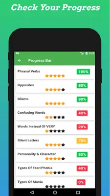 English Vocabulary Advanced android App screenshot 11