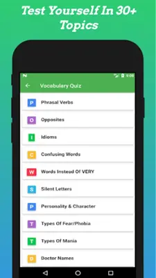 English Vocabulary Advanced android App screenshot 13