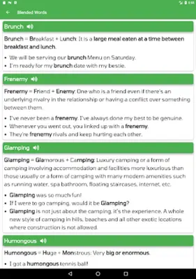 English Vocabulary Advanced android App screenshot 4