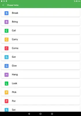 English Vocabulary Advanced android App screenshot 6