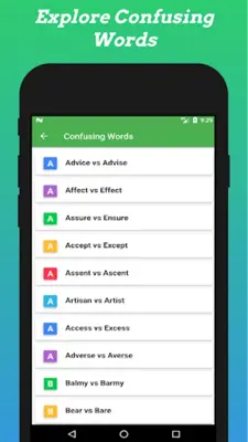 English Vocabulary Advanced android App screenshot 8